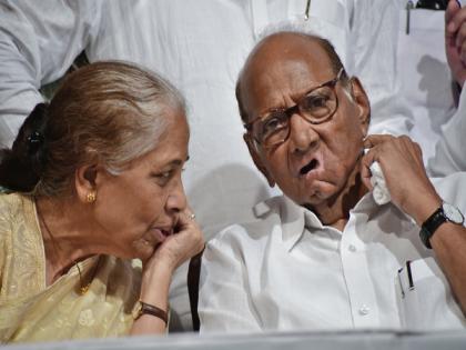 NCP chief Sharad Pawar's wife Pratibha Pawar discharged from hospital after surgery | NCP chief Sharad Pawar's wife Pratibha Pawar discharged from hospital after surgery