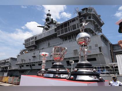Durand Cup Trophy Tour sets foot on magnificent INS Vikrant at Kochi | Durand Cup Trophy Tour sets foot on magnificent INS Vikrant at Kochi Durand Cup Trophy Tour sets foot on magnificent INS Vikrant at Kochi | Durand Cup Trophy Tour sets foot on magnificent INS Vikrant at Kochi