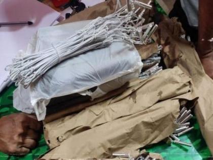 Huge cache of gelatin sticks, detonators seized in Assam's Kalain Masaimpur road; one apprehended | Huge cache of gelatin sticks, detonators seized in Assam's Kalain Masaimpur road; one apprehended Huge cache of gelatin sticks, detonators seized in Assam's Kalain Masaimpur road; one apprehended | Huge cache of gelatin sticks, detonators seized in Assam's Kalain Masaimpur road; one apprehended
