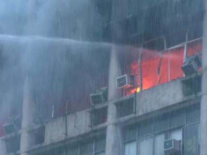 Delhi: Massive fire breaks out at DCM building on Barakhamba Road | Delhi: Massive fire breaks out at DCM building on Barakhamba Road Delhi: Massive fire breaks out at DCM building on Barakhamba Road | Delhi: Massive fire breaks out at DCM building on Barakhamba Road