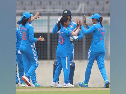 Amanjot Kaur's four-wicket haul helps India restrict Bangladesh to 152 in 1st ODI | Amanjot Kaur's four-wicket haul helps India restrict Bangladesh to 152 in 1st ODI