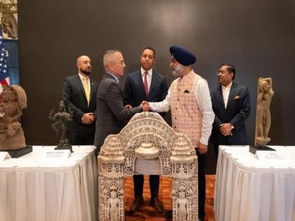 Indian consulate in New York holds repatriation ceremony for 105 trafficked antiquities handed over by US | Indian consulate in New York holds repatriation ceremony for 105 trafficked antiquities handed over by US Indian consulate in New York holds repatriation ceremony for 105 trafficked antiquities handed over by US | Indian consulate in New York holds repatriation ceremony for 105 trafficked antiquities handed over by US