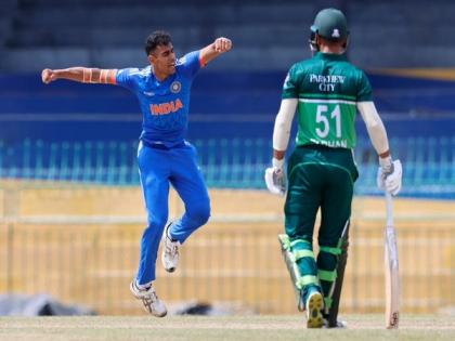 ACC Emerging Cup: Rajvardhan Hangargekar's five-wicket haul bundled out Pakistan 'A' at 205  | ACC Emerging Cup: Rajvardhan Hangargekar's five-wicket haul bundled out Pakistan 'A' at 205 