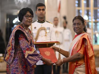 Envoys of 5 nations present credentials to President Droupadi Murmu | Envoys of 5 nations present credentials to President Droupadi Murmu Envoys of 5 nations present credentials to President Droupadi Murmu | Envoys of 5 nations present credentials to President Droupadi Murmu