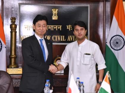 Union Minister Jyotiraditya Scindia meets Japan's Economy, Trade and Industry minister in Delhi | Union Minister Jyotiraditya Scindia meets Japan's Economy, Trade and Industry minister in Delhi Union Minister Jyotiraditya Scindia meets Japan's Economy, Trade and Industry minister in Delhi | Union Minister Jyotiraditya Scindia meets Japan's Economy, Trade and Industry minister in Delhi