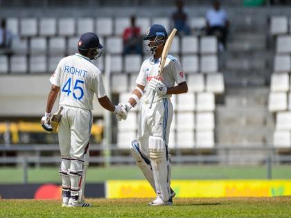 India dominates first session against West Indies in second Test (Day 1, Lunch)  | India dominates first session against West Indies in second Test (Day 1, Lunch) 