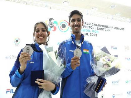 World Championship Juniors: Harmehar Lally, Sanjana Sood win silver in skeet mixed team | World Championship Juniors: Harmehar Lally, Sanjana Sood win silver in skeet mixed team World Championship Juniors: Harmehar Lally, Sanjana Sood win silver in skeet mixed team | World Championship Juniors: Harmehar Lally, Sanjana Sood win silver in skeet mixed team