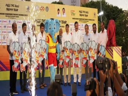 Asian Champions Trophy Chennai 2023 mascot 'Bomman' unveiled in Chennai | Asian Champions Trophy Chennai 2023 mascot 'Bomman' unveiled in Chennai