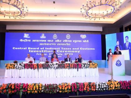 Nirmala Sitharaman attends CBIC investiture ceremony in Guwahati, 29 employees awarded | Nirmala Sitharaman attends CBIC investiture ceremony in Guwahati, 29 employees awarded Nirmala Sitharaman attends CBIC investiture ceremony in Guwahati, 29 employees awarded | Nirmala Sitharaman attends CBIC investiture ceremony in Guwahati, 29 employees awarded