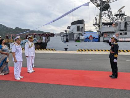 Indian Navy chief R Hari Kumar presides handing over ceremony of INS Kirpan to Vietnam | Indian Navy chief R Hari Kumar presides handing over ceremony of INS Kirpan to Vietnam Indian Navy chief R Hari Kumar presides handing over ceremony of INS Kirpan to Vietnam | Indian Navy chief R Hari Kumar presides handing over ceremony of INS Kirpan to Vietnam
