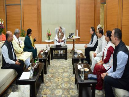 Nepal's ruling party leaders, JP Nadda discuss strengthening ties between India, Nepal | Nepal's ruling party leaders, JP Nadda discuss strengthening ties between India, Nepal Nepal's ruling party leaders, JP Nadda discuss strengthening ties between India, Nepal | Nepal's ruling party leaders, JP Nadda discuss strengthening ties between India, Nepal