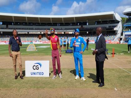 India win toss, opt to field against West Indies in first ODI | India win toss, opt to field against West Indies in first ODI