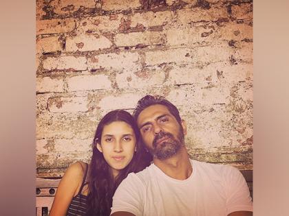 Arjun Rampal is proud dad as daughter Myra walks ramp at India Couture Week | Arjun Rampal is proud dad as daughter Myra walks ramp at India Couture Week