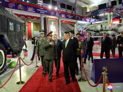 North Korea: Kim Jong Un visits arms exhibition with Russian delegation on armistice anniversary | North Korea: Kim Jong Un visits arms exhibition with Russian delegation on armistice anniversary