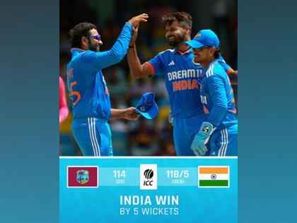 Ishan, Kuldeep shine as Indian downs West Indies by five wickets | Ishan, Kuldeep shine as Indian downs West Indies by five wickets