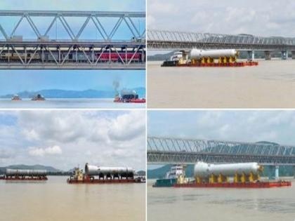 First on Brahmaputra, over-sized cargo vessels with machinery sailed for NRL’s expansion | First on Brahmaputra, over-sized cargo vessels with machinery sailed for NRL’s expansion First on Brahmaputra, over-sized cargo vessels with machinery sailed for NRL’s expansion | First on Brahmaputra, over-sized cargo vessels with machinery sailed for NRL’s expansion