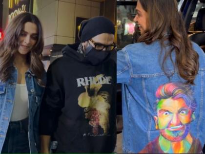 Deepika Padukone wears jacket with hubby Ranveer Singh’s picture as they watch ‘RRKPK’ together | Deepika Padukone wears jacket with hubby Ranveer Singh’s picture as they watch ‘RRKPK’ together Deepika Padukone wears jacket with hubby Ranveer Singh’s picture as they watch ‘RRKPK’ together | Deepika Padukone wears jacket with hubby Ranveer Singh’s picture as they watch ‘RRKPK’ together
