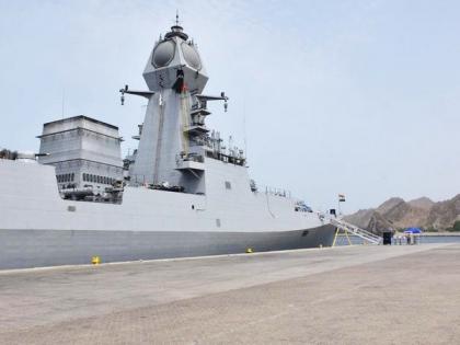 INS Visakhapatnam reaches Muscat to enhance India-Oman maritime partnership | INS Visakhapatnam reaches Muscat to enhance India-Oman maritime partnership INS Visakhapatnam reaches Muscat to enhance India-Oman maritime partnership | INS Visakhapatnam reaches Muscat to enhance India-Oman maritime partnership