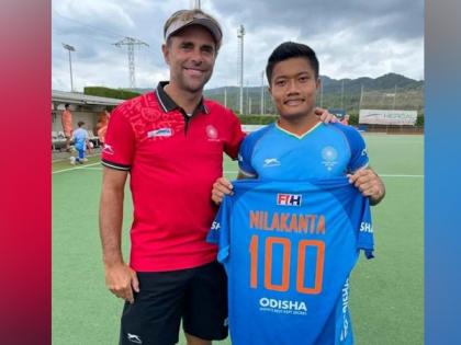 Hockey India congratulates Nilakanta Sharma on completing 100 international caps | Hockey India congratulates Nilakanta Sharma on completing 100 international caps