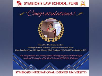 Symbiosis Law School, Pune Director and Dean Prof. (Dr.) Shashikala Gurpur Extends Expertise to WBNUJS, Kolkata as Distinguished Visiting Professor | Symbiosis Law School, Pune Director and Dean Prof. (Dr.) Shashikala Gurpur Extends Expertise to WBNUJS, Kolkata as Distinguished Visiting Professor Symbiosis Law School, Pune Director and Dean Prof. (Dr.) Shashikala Gurpur Extends Expertise to WBNUJS, Kolkata as Distinguished Visiting Professor | Symbiosis Law School, Pune Director and Dean Prof. (Dr.) Shashikala Gurpur Extends Expertise to WBNUJS, Kolkata as Distinguished Visiting Professor