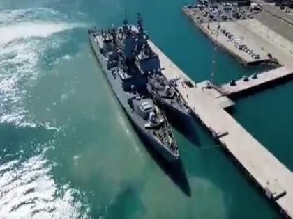 INS Sahyadri, INS Kolkata docked at Port Moresby in Papua New Guinea | INS Sahyadri, INS Kolkata docked at Port Moresby in Papua New Guinea INS Sahyadri, INS Kolkata docked at Port Moresby in Papua New Guinea | INS Sahyadri, INS Kolkata docked at Port Moresby in Papua New Guinea