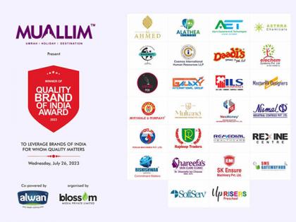 Winners of 1st edition of Quality Brand of India award 2023 announced by Blossom Media | Winners of 1st edition of Quality Brand of India award 2023 announced by Blossom Media Winners of 1st edition of Quality Brand of India award 2023 announced by Blossom Media | Winners of 1st edition of Quality Brand of India award 2023 announced by Blossom Media