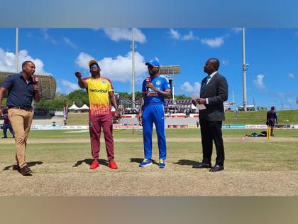 West Indies win toss, opt to bat against India in first T20I; Tilak, Mukesh make debuts for visitors | West Indies win toss, opt to bat against India in first T20I; Tilak, Mukesh make debuts for visitors
