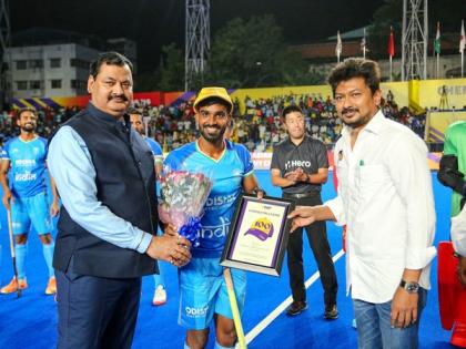 Hockey India congratulates midfielder Sumit for completing 100 International Caps | Hockey India congratulates midfielder Sumit for completing 100 International Caps