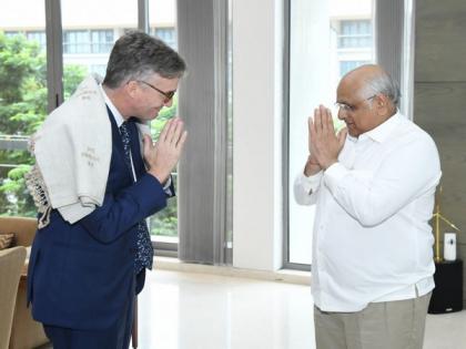 UK envoy Ellis meets CM Patel, shows interest in learning about infrastructure development of Gujarat | UK envoy Ellis meets CM Patel, shows interest in learning about infrastructure development of Gujarat UK envoy Ellis meets CM Patel, shows interest in learning about infrastructure development of Gujarat | UK envoy Ellis meets CM Patel, shows interest in learning about infrastructure development of Gujarat