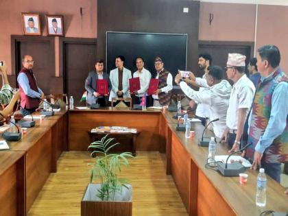 India, Nepal sign 4 MoUs on education, water supply and sanitation facilities  | India, Nepal sign 4 MoUs on education, water supply and sanitation facilities 
