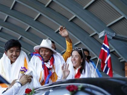 World's fastest duo to climb all 14 tallest peaks get rousing welcome in Nepal | World's fastest duo to climb all 14 tallest peaks get rousing welcome in Nepal World's fastest duo to climb all 14 tallest peaks get rousing welcome in Nepal | World's fastest duo to climb all 14 tallest peaks get rousing welcome in Nepal