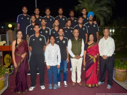 Indian High Commission hosts Men in Blue ahead of 2nd T20I against West Indies in Guyana | Indian High Commission hosts Men in Blue ahead of 2nd T20I against West Indies in Guyana