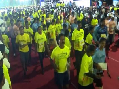 Karunanidhi Memorial Int'l Marathon in Guinness world record list as 'largest running race series' | Karunanidhi Memorial Int'l Marathon in Guinness world record list as 'largest running race series' Karunanidhi Memorial Int'l Marathon in Guinness world record list as 'largest running race series' | Karunanidhi Memorial Int'l Marathon in Guinness world record list as 'largest running race series'