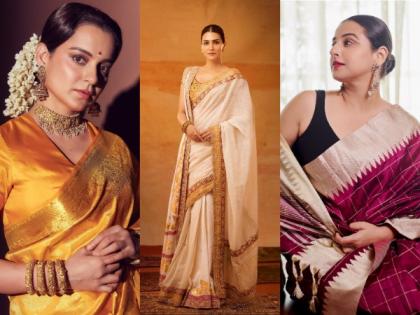 National Handloom Day 2023: Bollywood actors who make us fall in love with handloom sarees | National Handloom Day 2023: Bollywood actors who make us fall in love with handloom sarees National Handloom Day 2023: Bollywood actors who make us fall in love with handloom sarees | National Handloom Day 2023: Bollywood actors who make us fall in love with handloom sarees