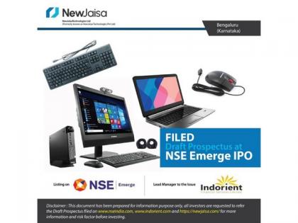 New Jaisa Technologies Ltd Files Draft Prospectus with NSE Emerge for IPO | New Jaisa Technologies Ltd Files Draft Prospectus with NSE Emerge for IPO New Jaisa Technologies Ltd Files Draft Prospectus with NSE Emerge for IPO | New Jaisa Technologies Ltd Files Draft Prospectus with NSE Emerge for IPO