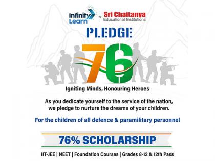 Igniting Minds and Saluting Bravery: Infinity Learn's Pledge 76 Campaign | Igniting Minds and Saluting Bravery: Infinity Learn's Pledge 76 Campaign Igniting Minds and Saluting Bravery: Infinity Learn's Pledge 76 Campaign | Igniting Minds and Saluting Bravery: Infinity Learn's Pledge 76 Campaign