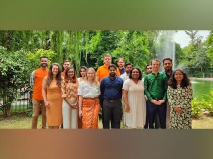 Australian High Commission officials dress up in tricolour | Australian High Commission officials dress up in tricolour