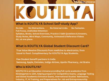 Revolutionizing Learning at KOUTILYA's Ad-Free Platform and Global Student Discount Card Empowering Students Worldwide | Revolutionizing Learning at KOUTILYA's Ad-Free Platform and Global Student Discount Card Empowering Students Worldwide Revolutionizing Learning at KOUTILYA's Ad-Free Platform and Global Student Discount Card Empowering Students Worldwide | Revolutionizing Learning at KOUTILYA's Ad-Free Platform and Global Student Discount Card Empowering Students Worldwide