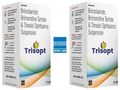 Micro Labs Ltd introduces Trisopt: World's first triple drug fixed-dose combination for Glaucoma Management | Micro Labs Ltd introduces Trisopt: World's first triple drug fixed-dose combination for Glaucoma Management Micro Labs Ltd introduces Trisopt: World's first triple drug fixed-dose combination for Glaucoma Management | Micro Labs Ltd introduces Trisopt: World's first triple drug fixed-dose combination for Glaucoma Management