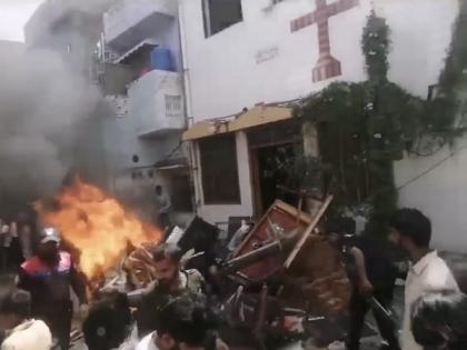 Church attacked in Pakistan's Faisalabad over blasphemy allegations | Church attacked in Pakistan's Faisalabad over blasphemy allegations Church attacked in Pakistan's Faisalabad over blasphemy allegations | Church attacked in Pakistan's Faisalabad over blasphemy allegations