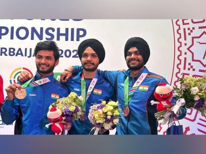 ISSF World Championship 2023: Indian men's 10m air pistol team clinches bronze | ISSF World Championship 2023: Indian men's 10m air pistol team clinches bronze ISSF World Championship 2023: Indian men's 10m air pistol team clinches bronze | ISSF World Championship 2023: Indian men's 10m air pistol team clinches bronze