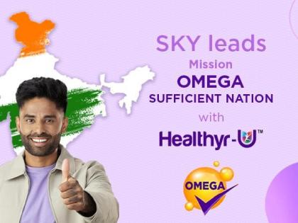 Suryakumar Yadav Leads the Mission “Omega Sufficient Nation” with Healthyr-U, a Wellness Initiative by Zuventus Healthcare | Suryakumar Yadav Leads the Mission “Omega Sufficient Nation” with Healthyr-U, a Wellness Initiative by Zuventus Healthcare