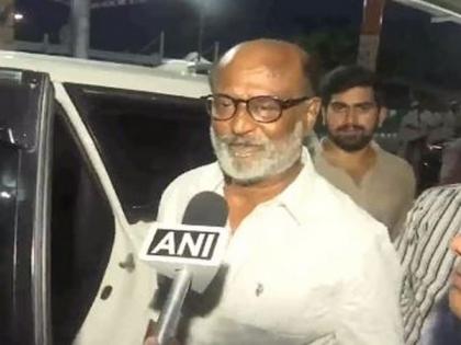 "I will watch 'Jailer' film with CM": Rajinikanth arrives in Uttar Pradesh | "I will watch 'Jailer' film with CM": Rajinikanth arrives in Uttar Pradesh "I will watch 'Jailer' film with CM": Rajinikanth arrives in Uttar Pradesh | "I will watch 'Jailer' film with CM": Rajinikanth arrives in Uttar Pradesh