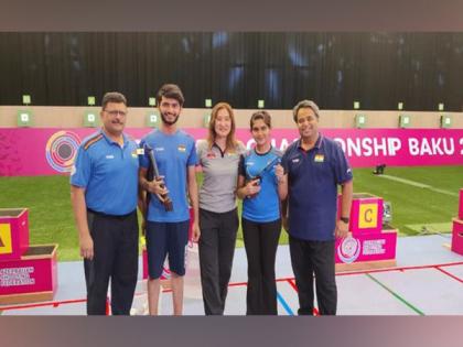 Shiva Narwal, Esha Singh clinch first-ever mixed team gold for India in ISSF World Championships | Shiva Narwal, Esha Singh clinch first-ever mixed team gold for India in ISSF World Championships