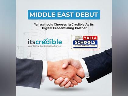 ItsCredible Forays in Middle East through Partnership with Yallaschools for Enhanced Credentialing | ItsCredible Forays in Middle East through Partnership with Yallaschools for Enhanced Credentialing ItsCredible Forays in Middle East through Partnership with Yallaschools for Enhanced Credentialing | ItsCredible Forays in Middle East through Partnership with Yallaschools for Enhanced Credentialing