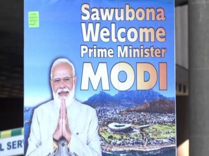 Johannesburg set to welcome global leaders; tall screens ft PM Modi erected, security beefed-up | Johannesburg set to welcome global leaders; tall screens ft PM Modi erected, security beefed-up Johannesburg set to welcome global leaders; tall screens ft PM Modi erected, security beefed-up | Johannesburg set to welcome global leaders; tall screens ft PM Modi erected, security beefed-up