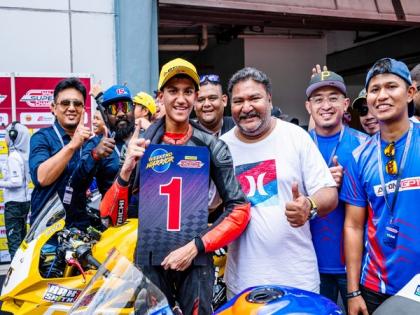 Indian teenager Rakshith Dave wins double after stunning debut at Malaysia SBK | Indian teenager Rakshith Dave wins double after stunning debut at Malaysia SBK Indian teenager Rakshith Dave wins double after stunning debut at Malaysia SBK | Indian teenager Rakshith Dave wins double after stunning debut at Malaysia SBK