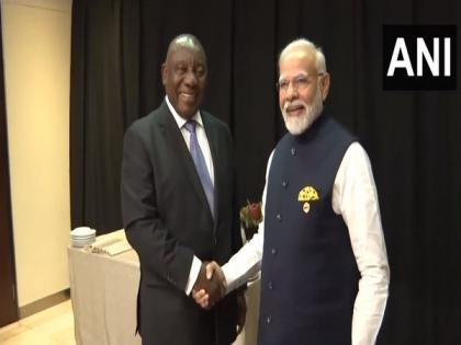 BRICS Summit, Day-2: PM Modi holds bilateral meeting with South Africa's President Cyril Ramaphosa | BRICS Summit, Day-2: PM Modi holds bilateral meeting with South Africa's President Cyril Ramaphosa