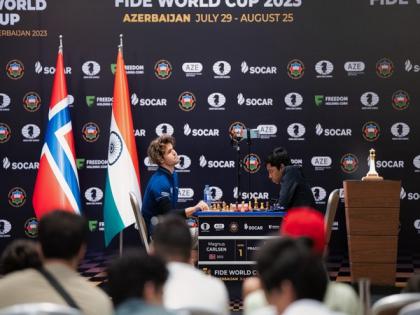 FIDE Chess World Cup: Second game of Praggnanandhaa-Carlsen final ends in draw, winner to be decided on Thursday | FIDE Chess World Cup: Second game of Praggnanandhaa-Carlsen final ends in draw, winner to be decided on Thursday FIDE Chess World Cup: Second game of Praggnanandhaa-Carlsen final ends in draw, winner to be decided on Thursday | FIDE Chess World Cup: Second game of Praggnanandhaa-Carlsen final ends in draw, winner to be decided on Thursday