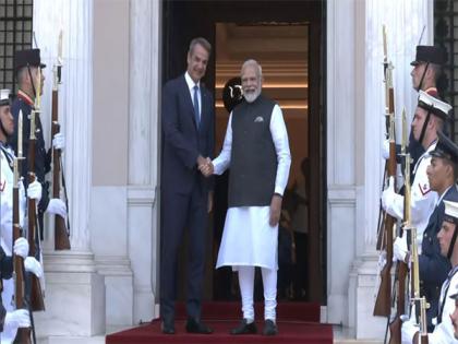 PM Modi holds bilateral meeting with his Greek counterpart Mitsotakis | PM Modi holds bilateral meeting with his Greek counterpart Mitsotakis PM Modi holds bilateral meeting with his Greek counterpart Mitsotakis | PM Modi holds bilateral meeting with his Greek counterpart Mitsotakis